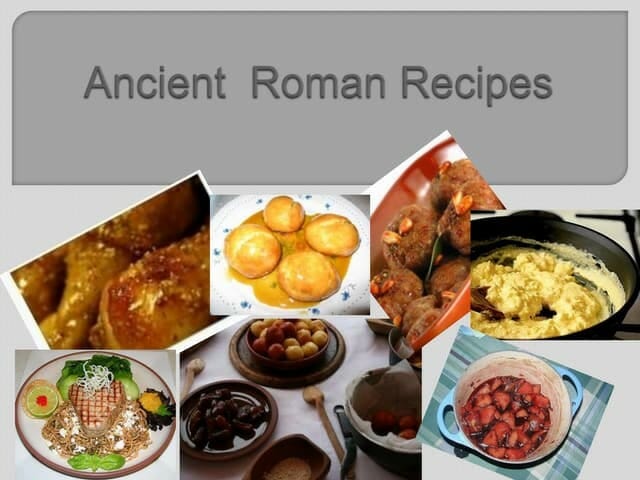 Ancient Roman Cookbooks